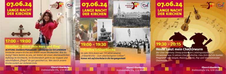 Lange Nacht der Kirchen | 07.06.2024